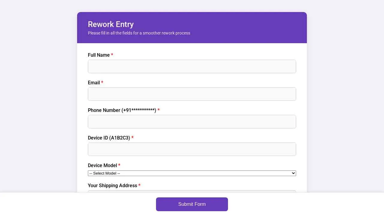 BA Rework