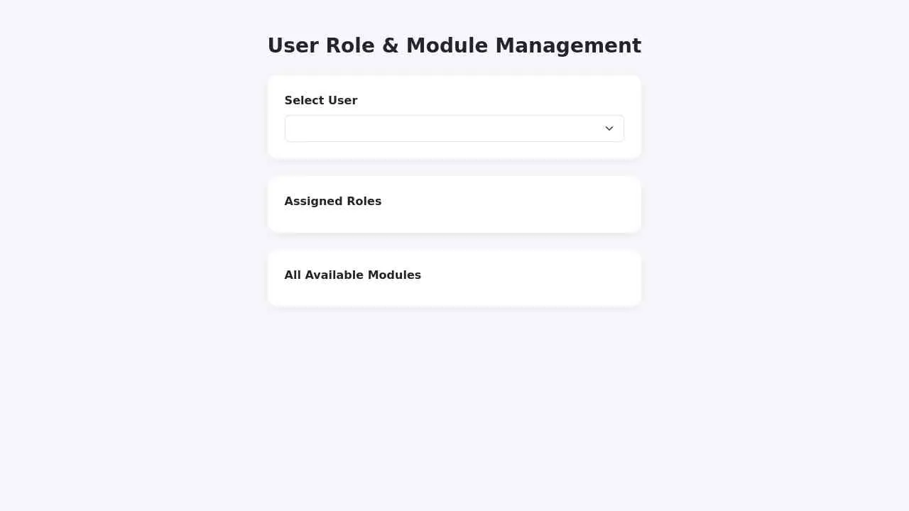 Role Monitor