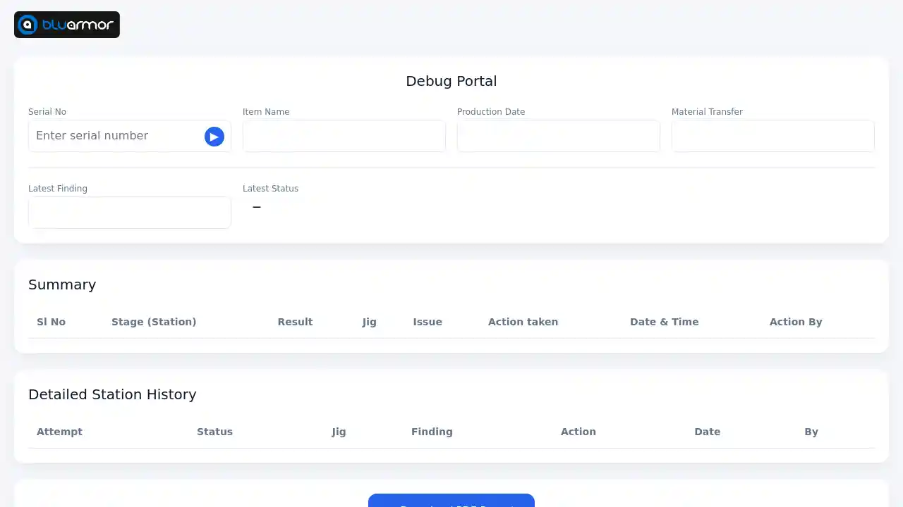 DEBUG | PORTAL | TESTING